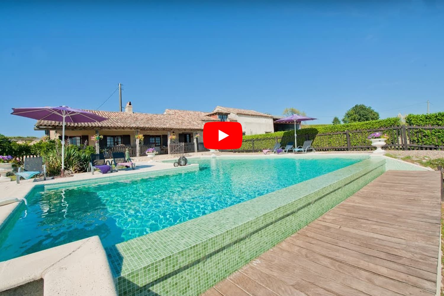 Holiday accommodation video in Saussignac