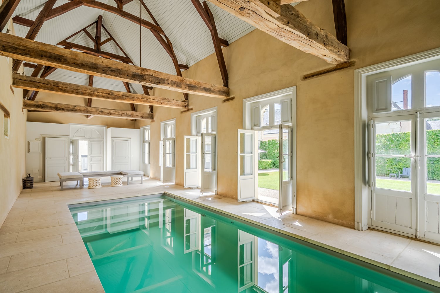 Private indoor heated pool Private indoor heated pool