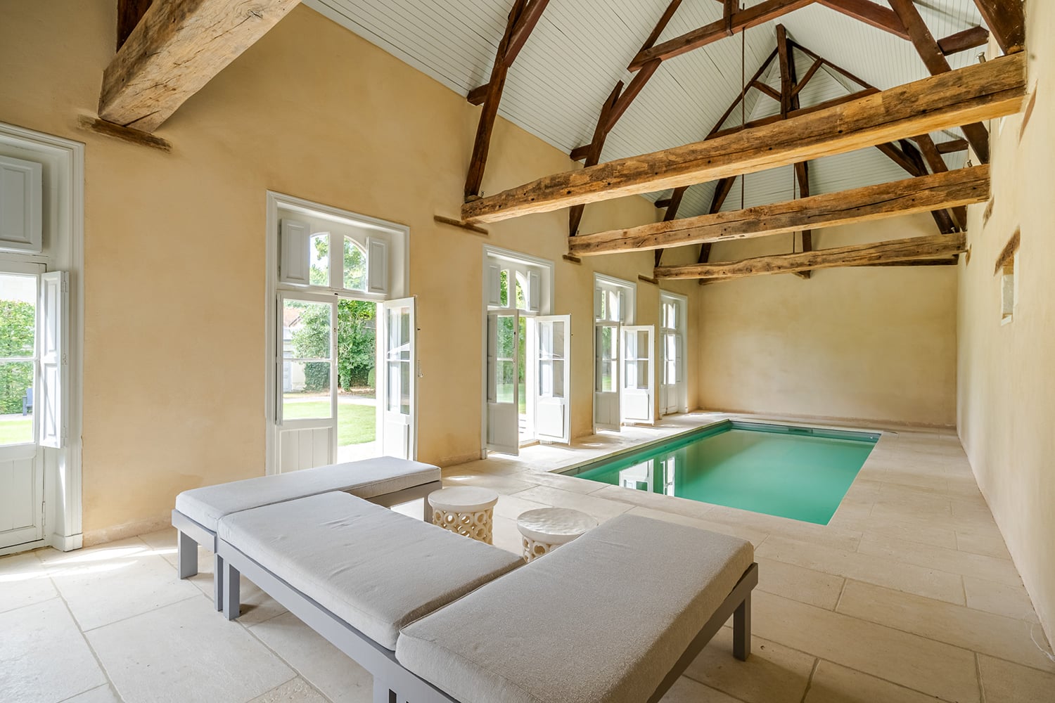 Private indoor heated pool Private indoor heated pool