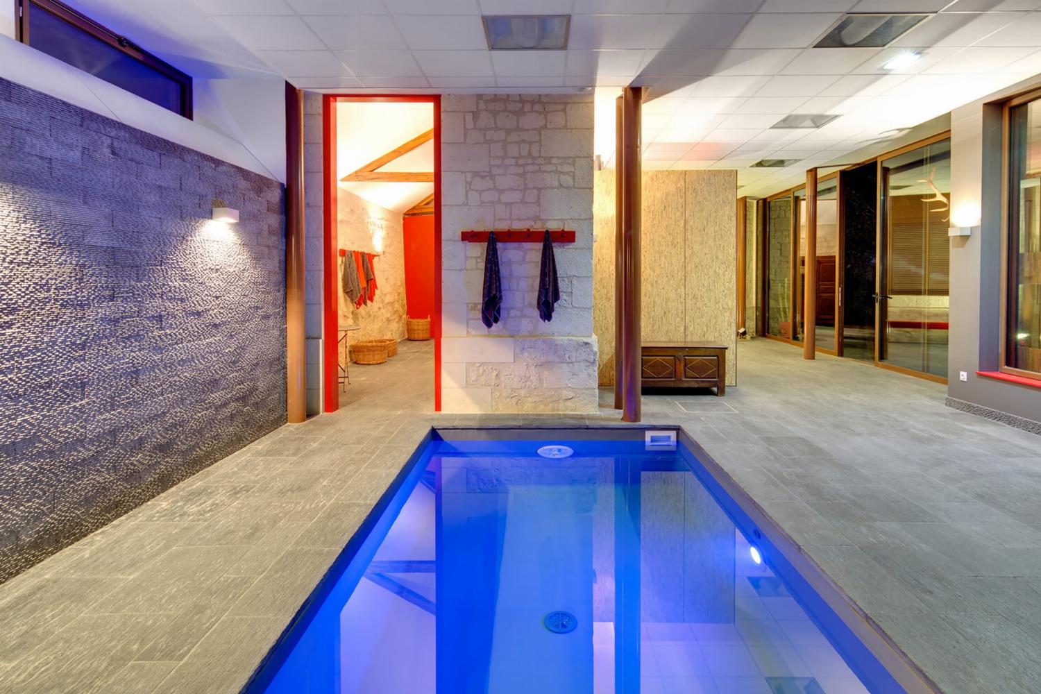 Private pool, spa and sauna