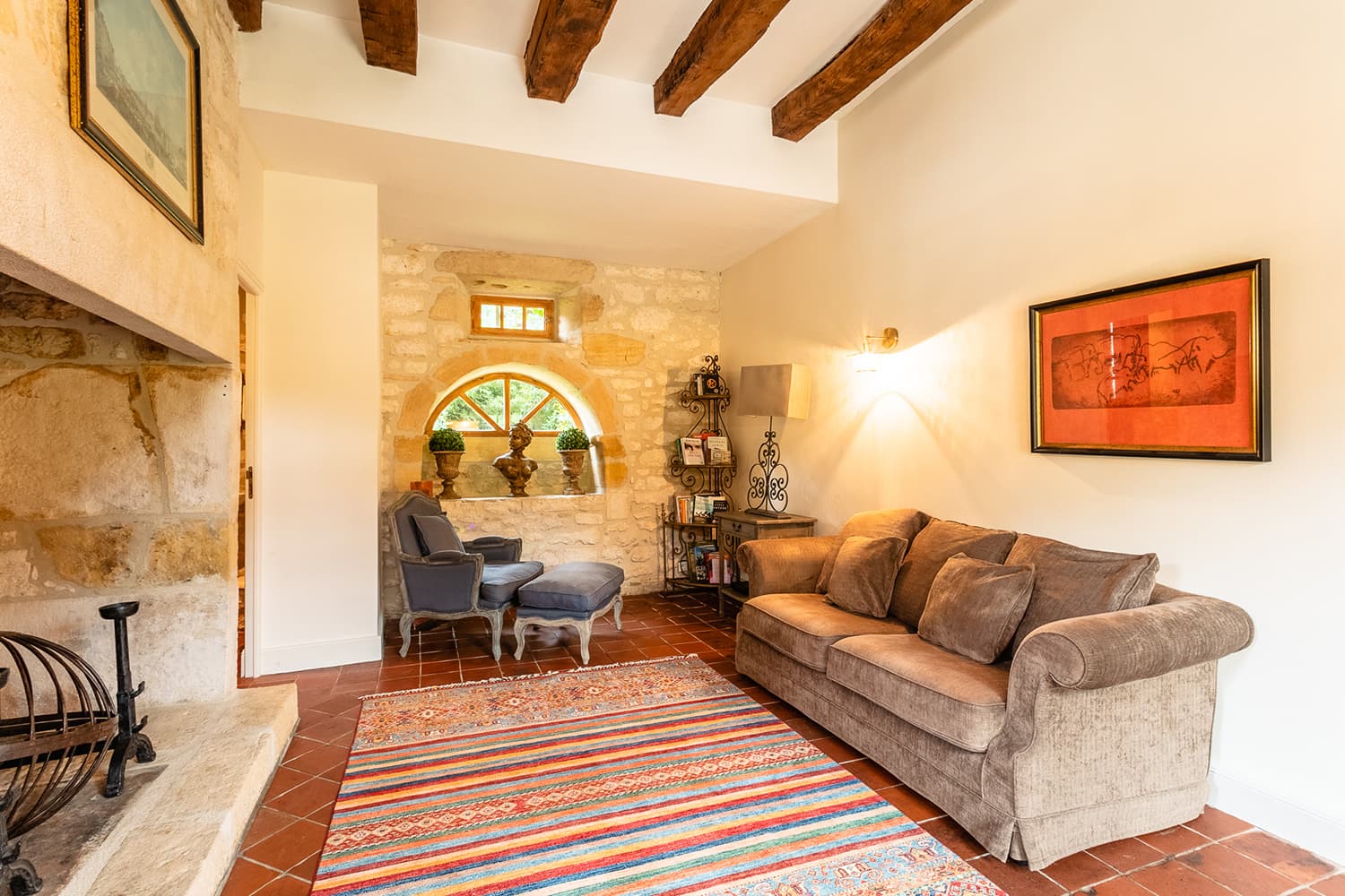 Sitting room | Holiday home in Nouvelle-Aquitaine