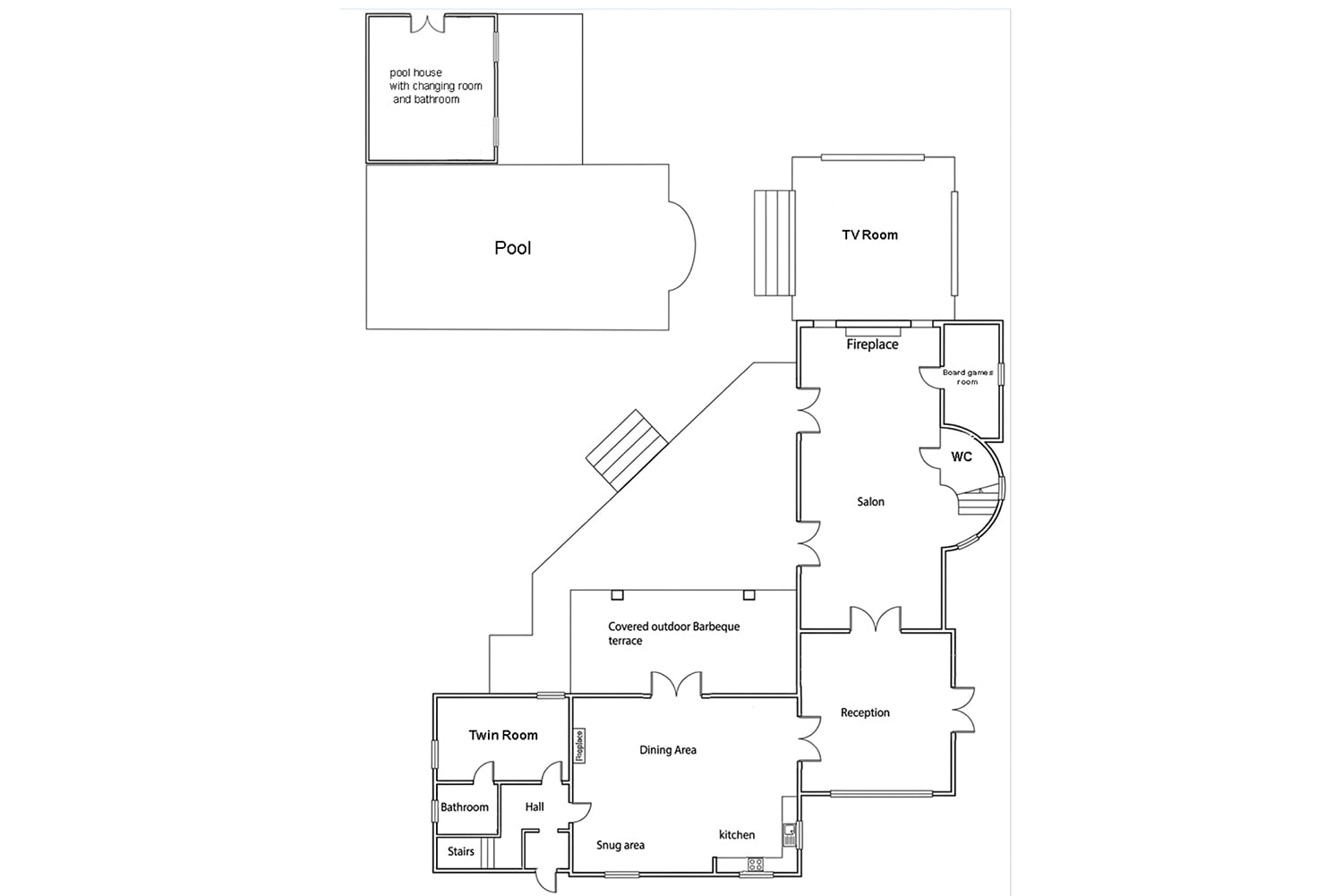 Villa floorplan Villa floorplan