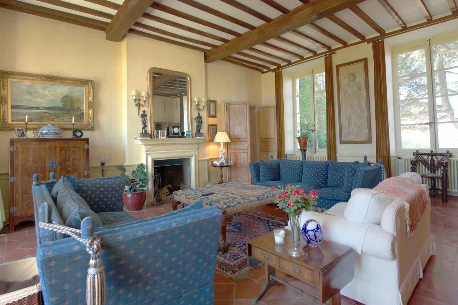 Living room | Holiday château in the Gers