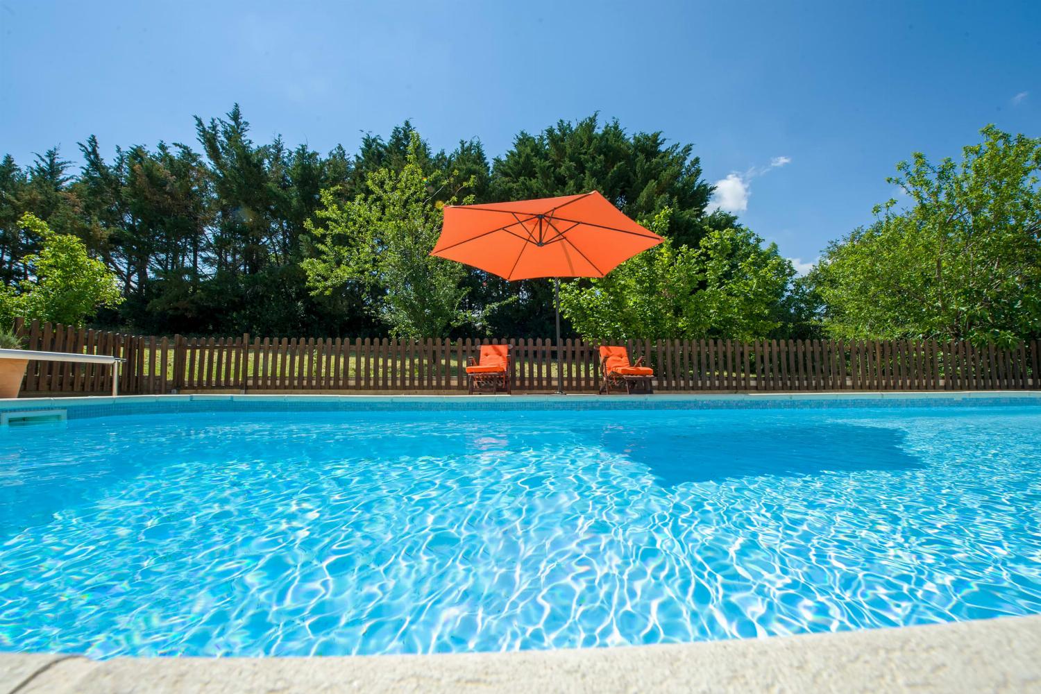 Private heated pool Private heated pool