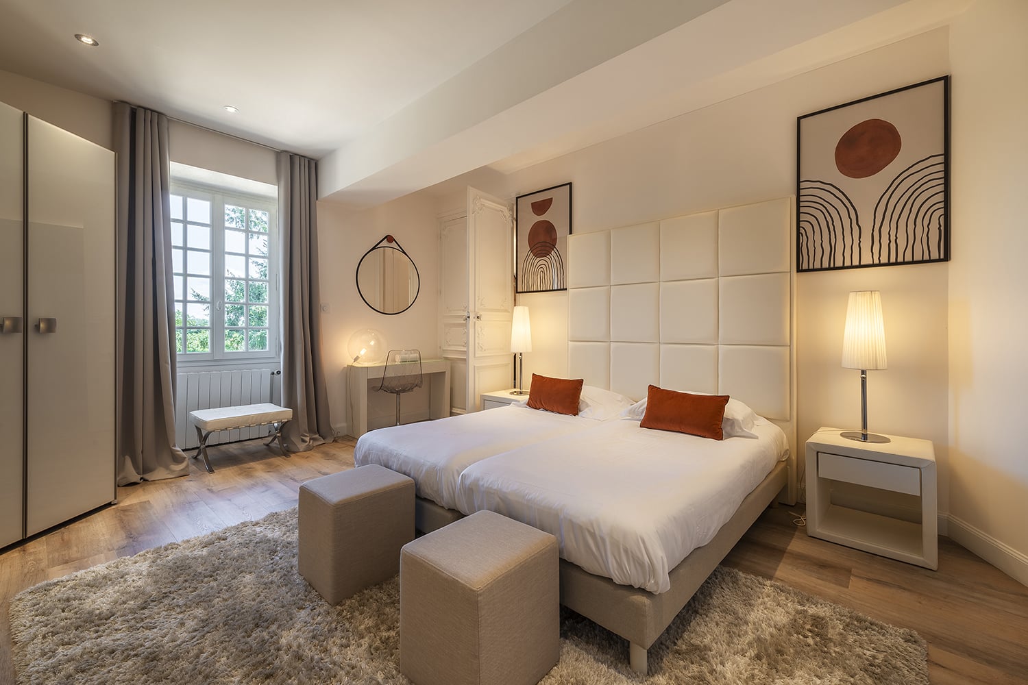 Bedroom | Holiday château in Loire Valley