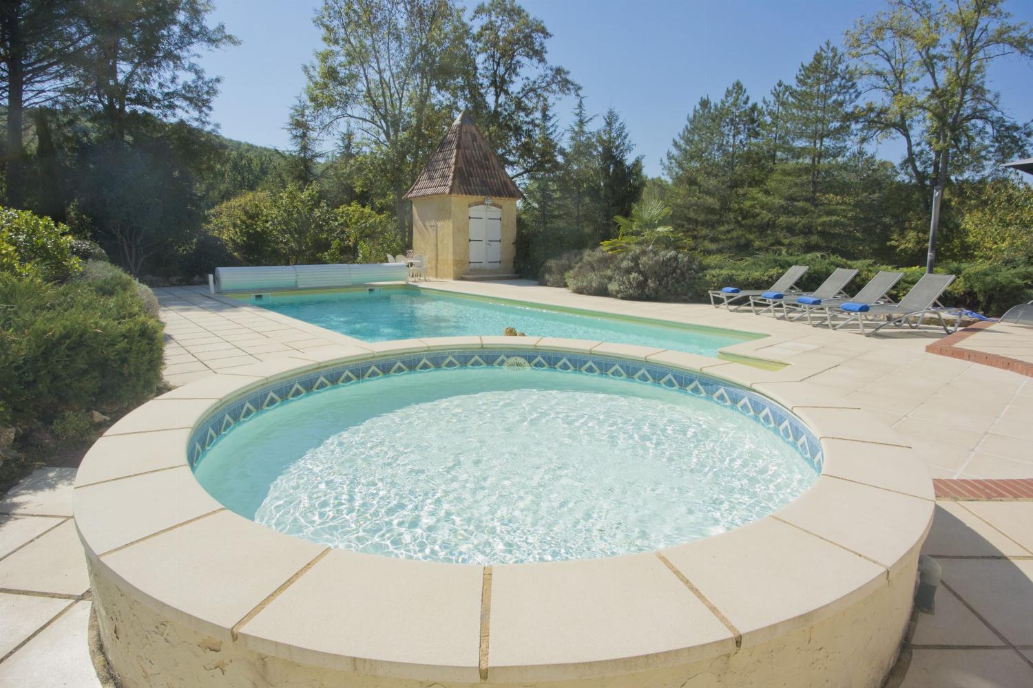 Private heated pool