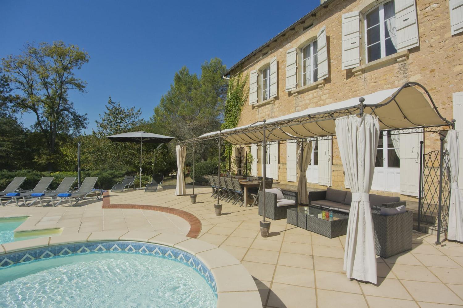 Shaded dining Terrace