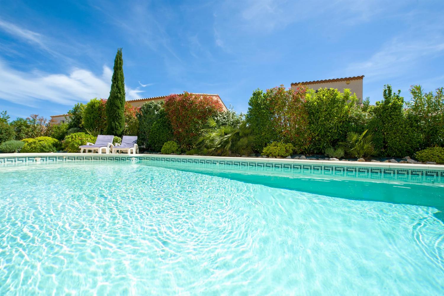 Private heated pool