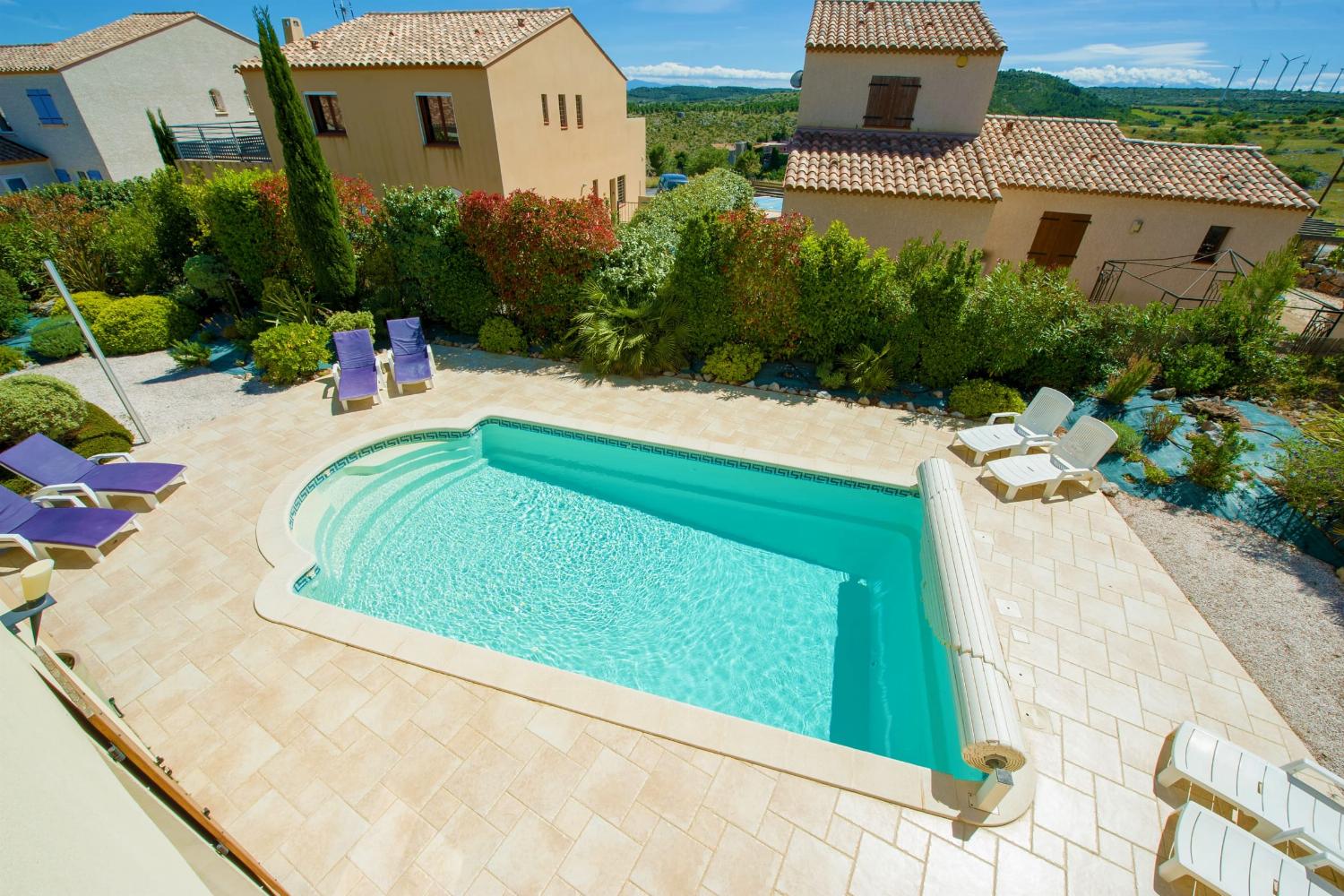 Private heated pool