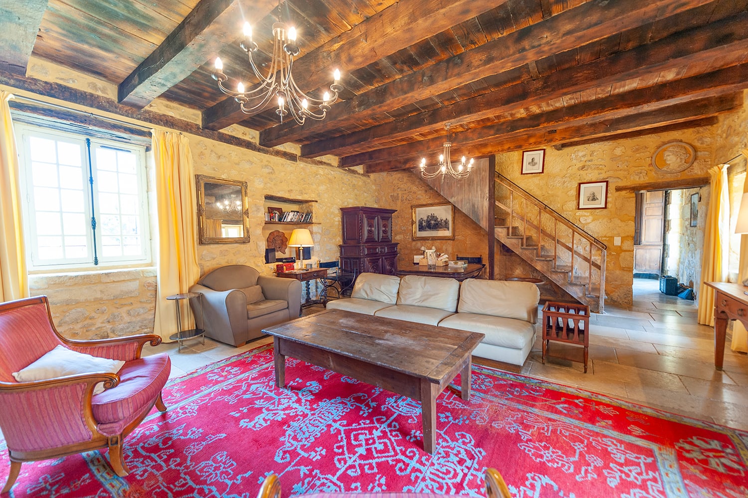 Sitting room | Holiday farmhouse near Sarlat-la-Canéda