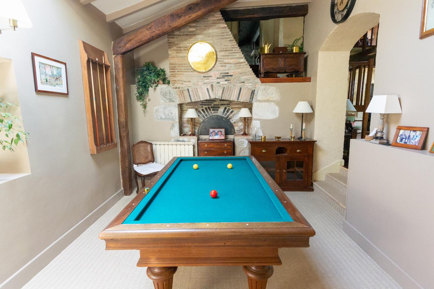 Pool table | Holiday home in Loire