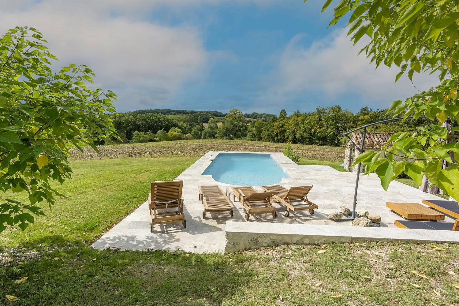 Private pool and terrace