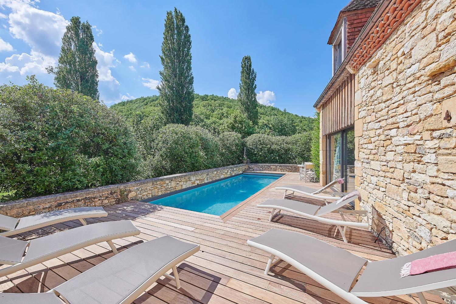 Private heated pool and terrace