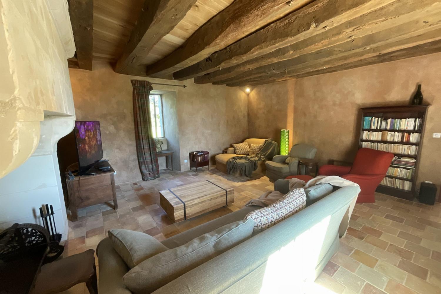 Living room | Holiday château in Indre-et-Loire