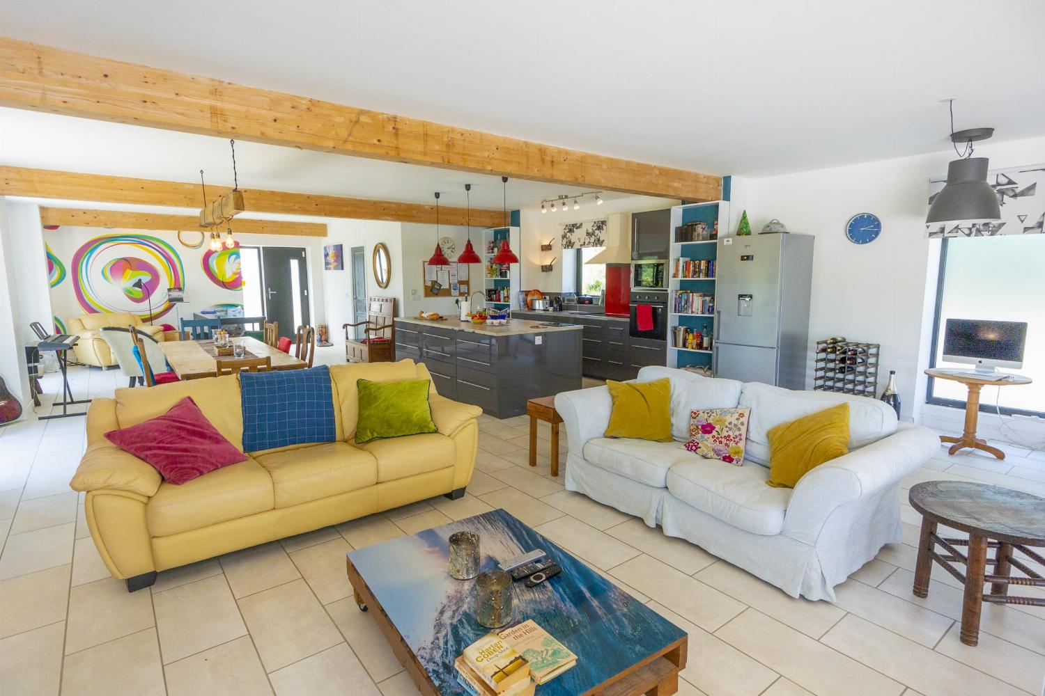 Living room | Rental home in Dordogne