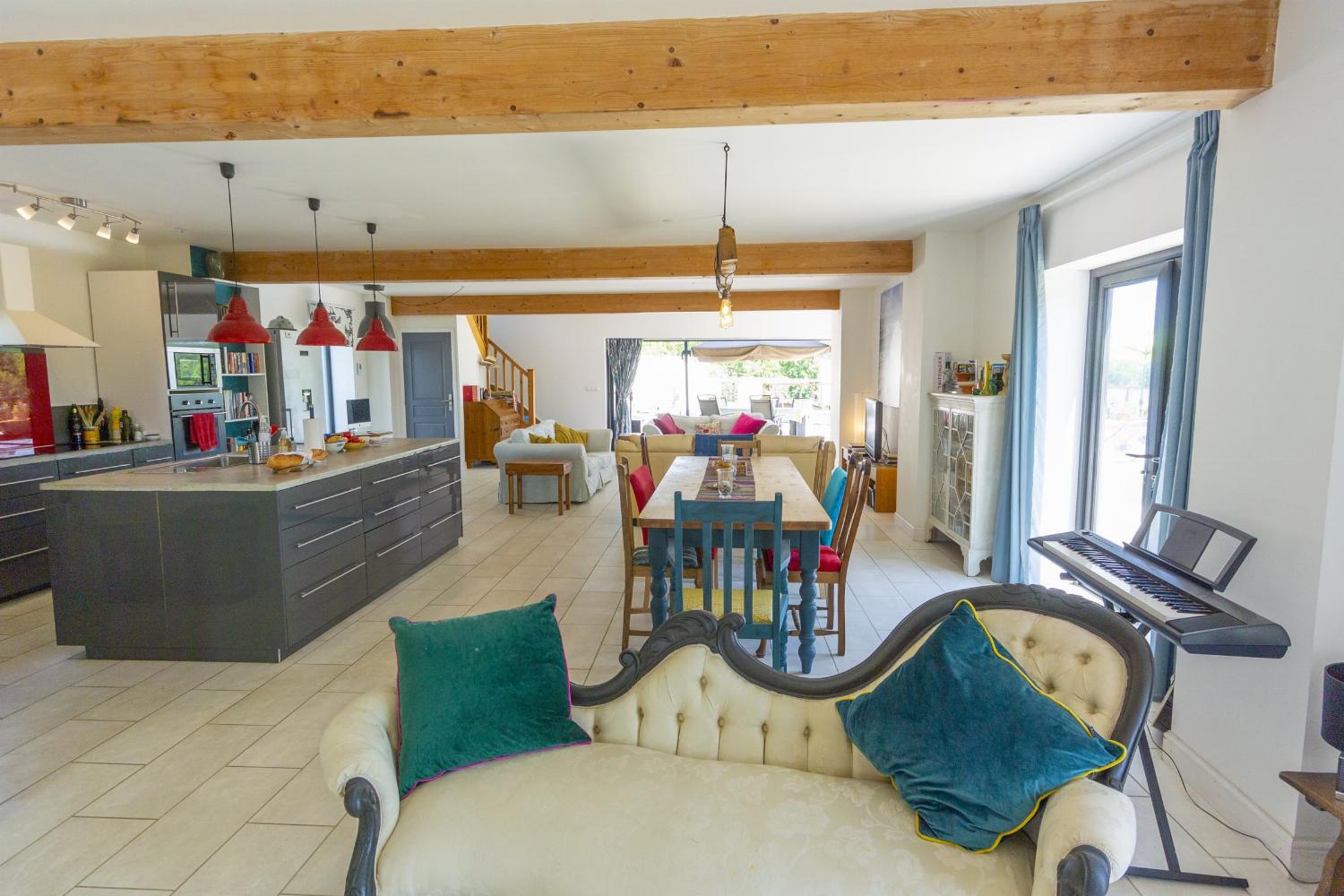 Living room | Rental home in Dordogne