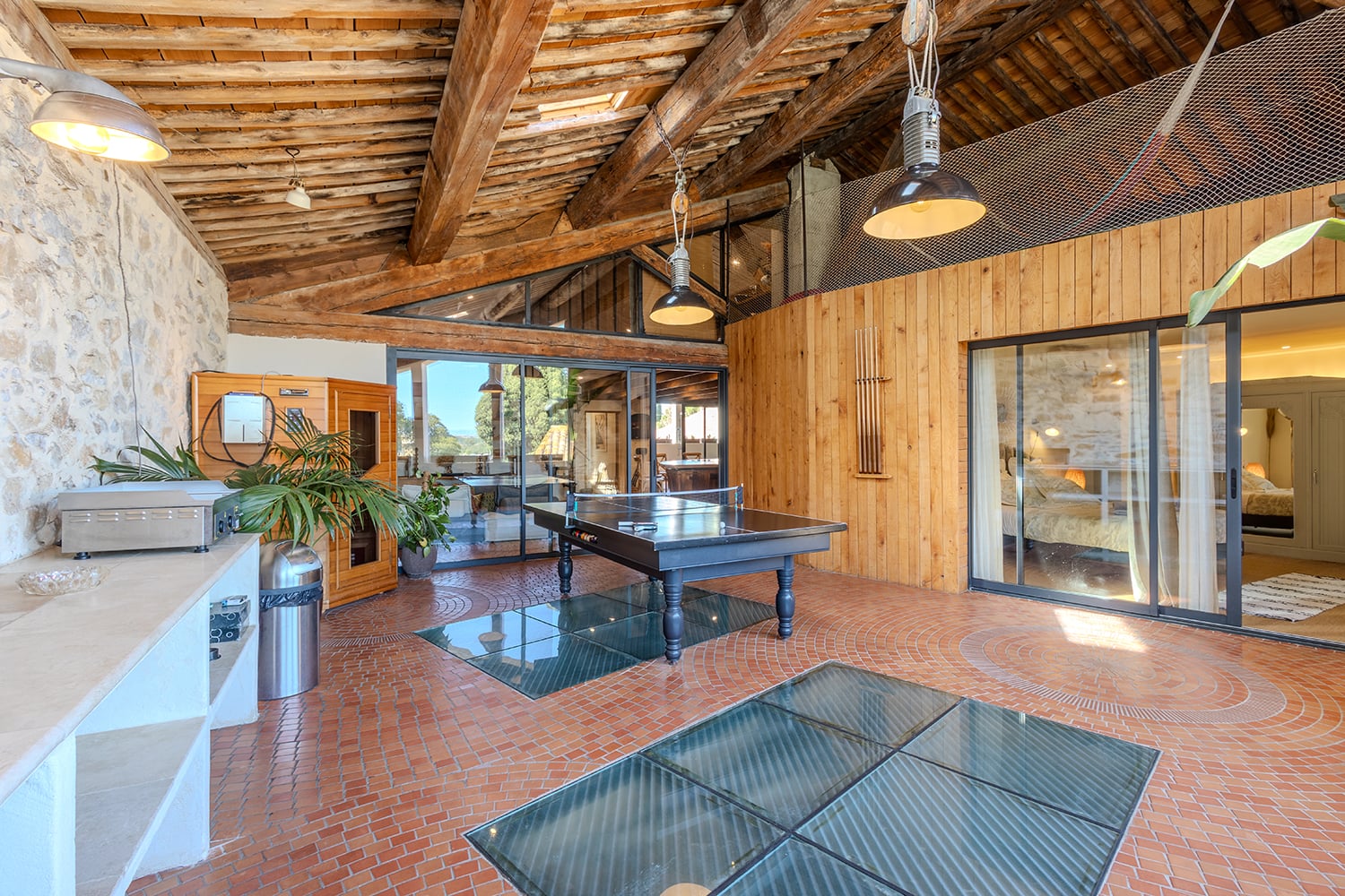 Snooker table and table tennis Snooker table and table tennis