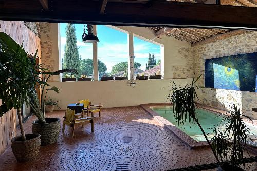 Private indoor heated pool