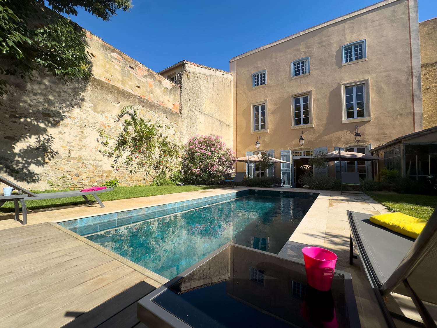 Holiday home in Carcassonne with private heated pool