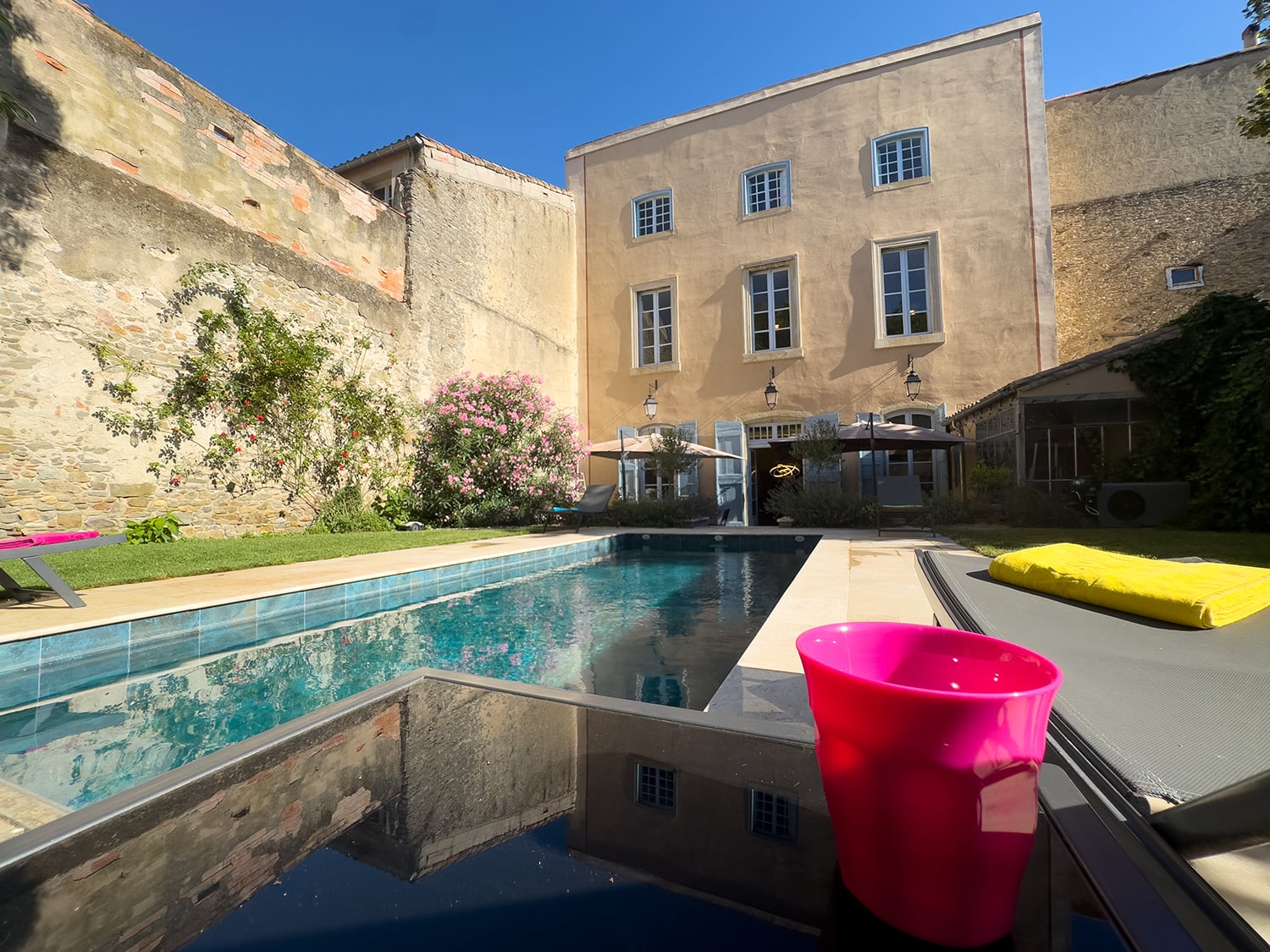 Holiday home in Carcassonne with private heated pool