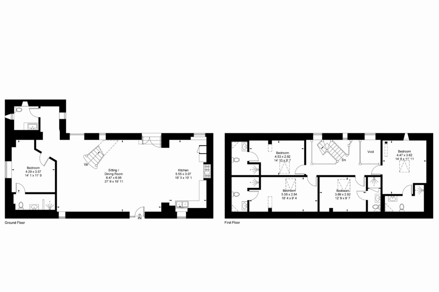 Floor plans | Holiday accommodation in Dordogne