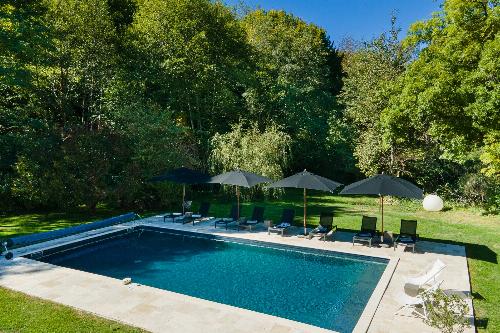 Private heated pool