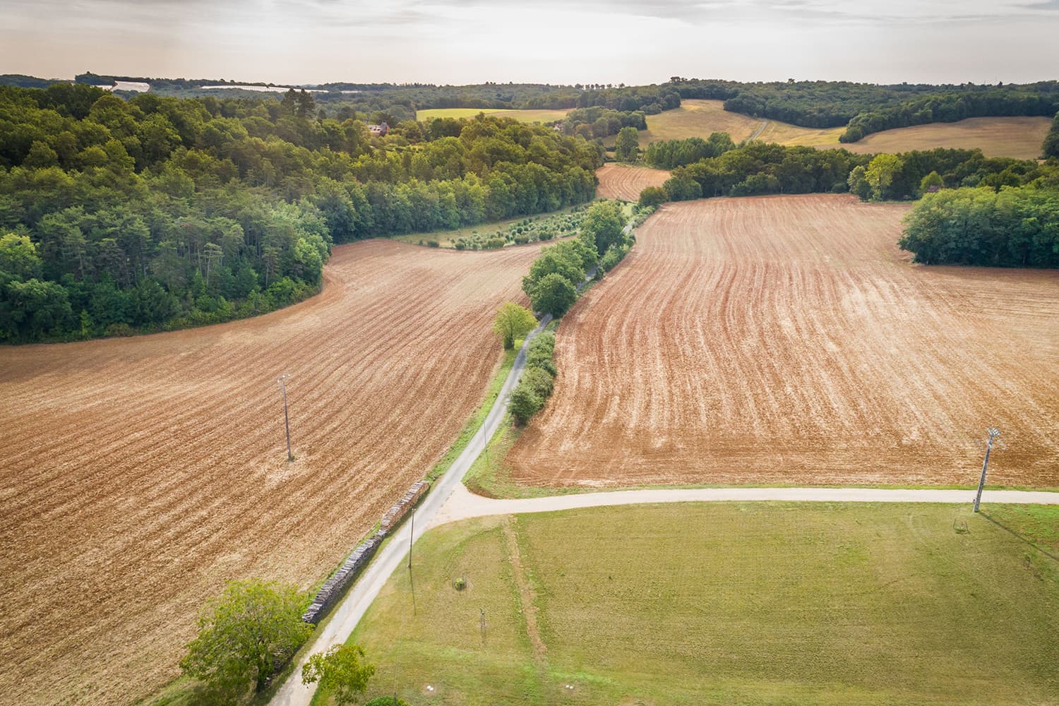 Dordogne countryside view