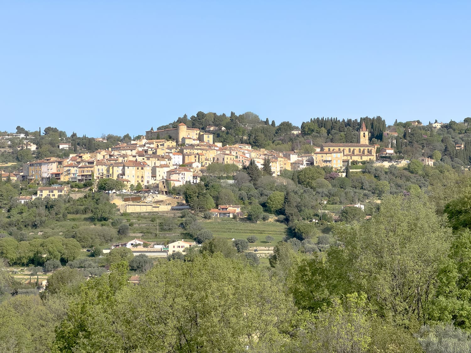 View of Callian village