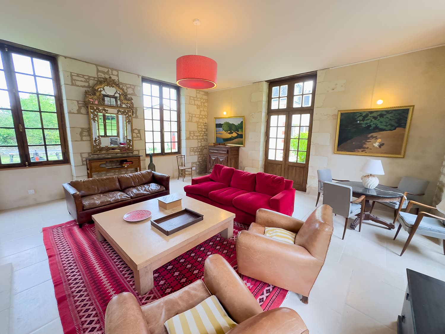 Sitting room | Holiday château in Nouvelle-Aquitaine