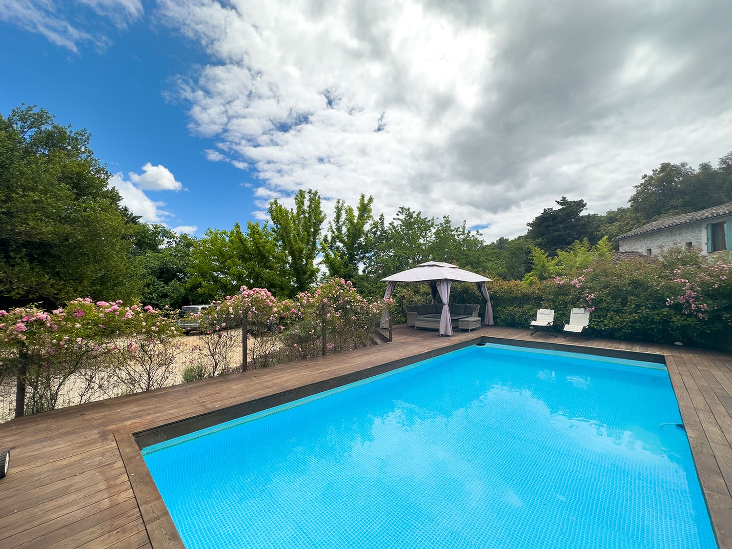 Private pool in Gard, South of France