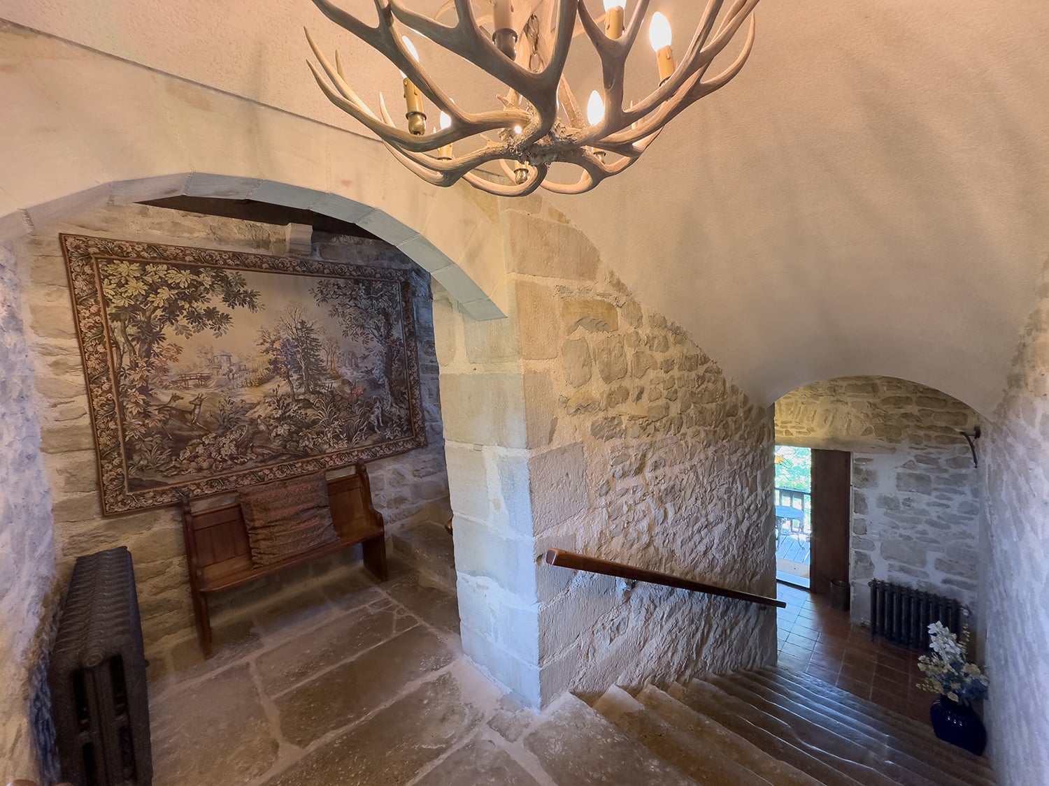 Staircase | Vacation château in the South of France