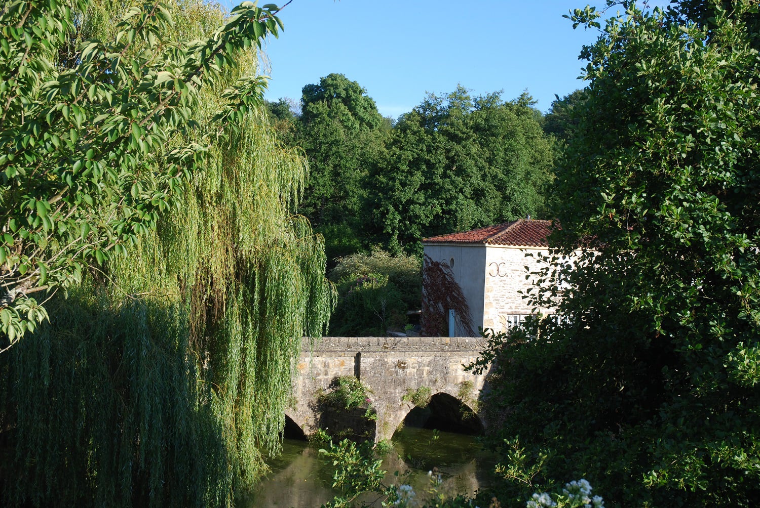 The old bridge of Vouvant