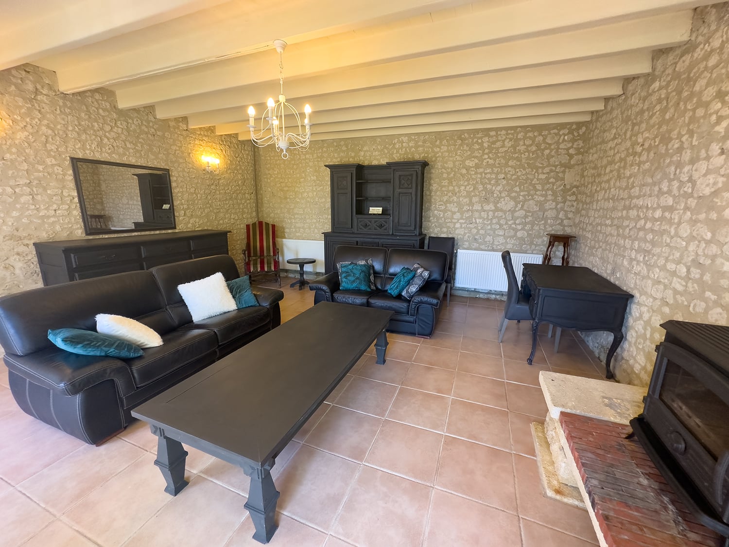 Sitting room | Holiday home in Nouvelle-Aquitaine