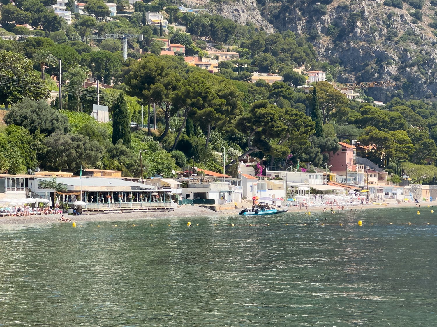 Beach bar restaurant in Èze