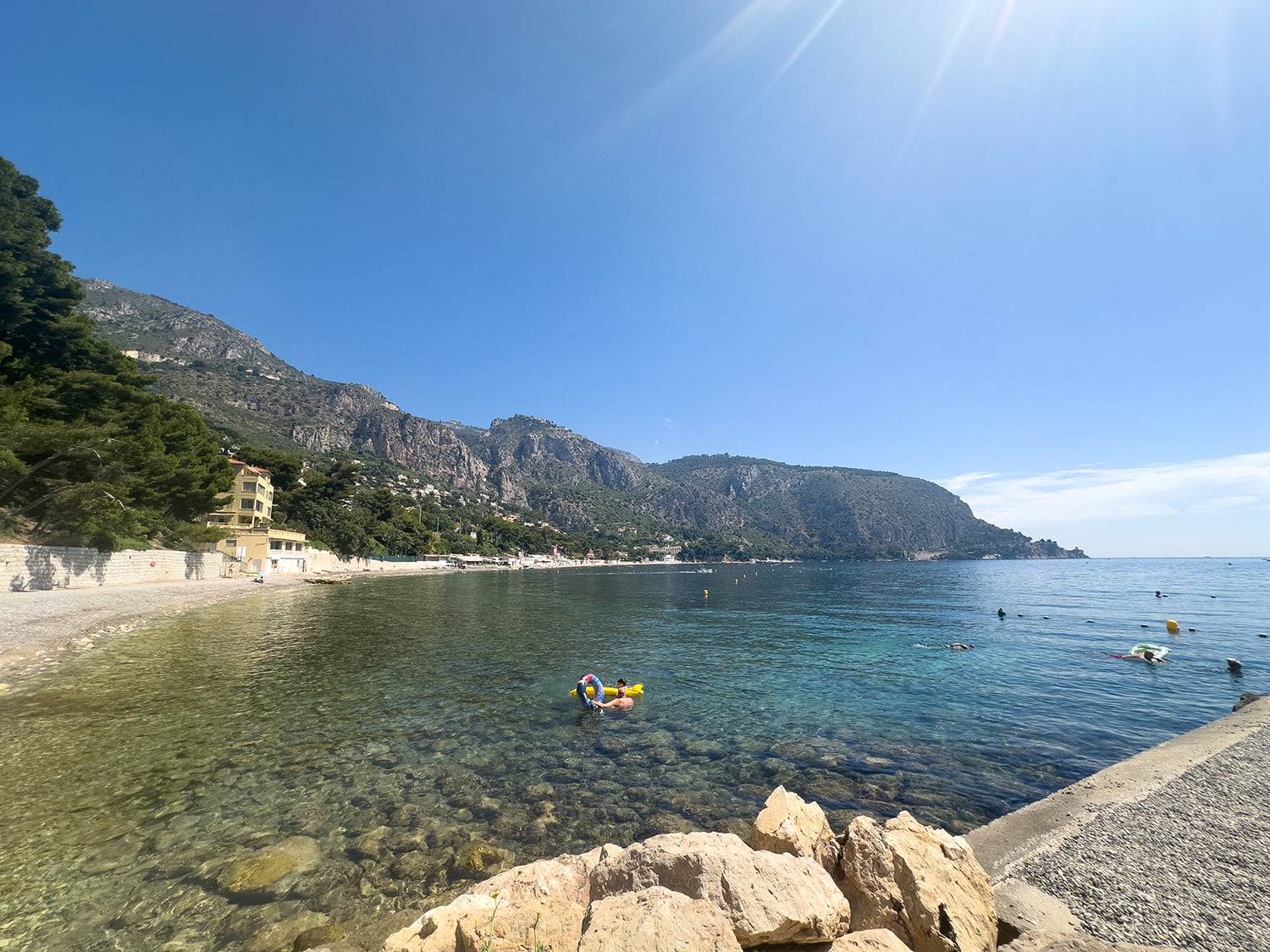 Beach in Èze