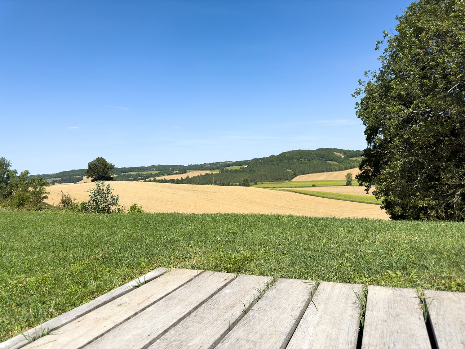 Countryside view in Lot, Midi-Pyrénées