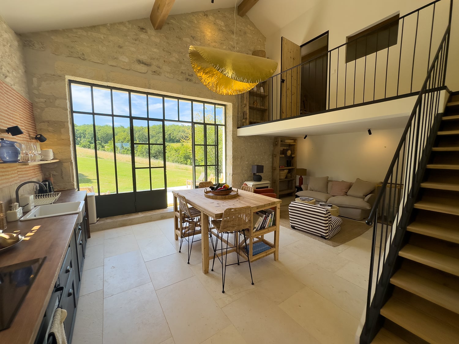 Living room | Holiday home in Lot, Midi-Pyrénées