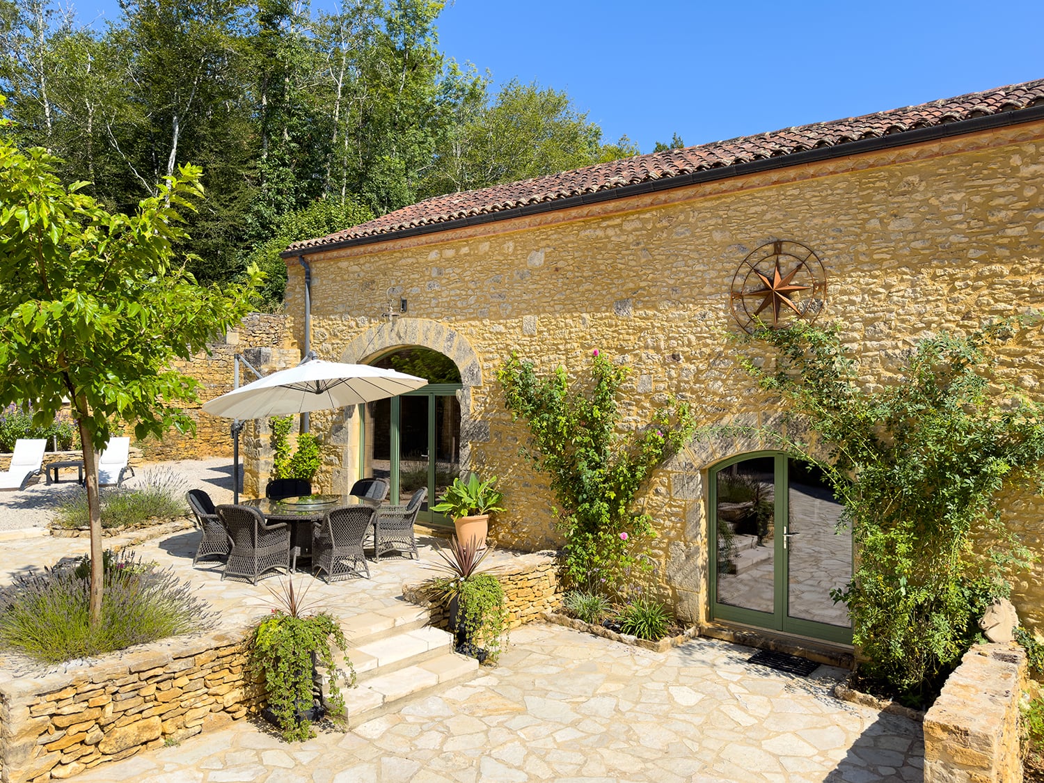 Barn and terrace