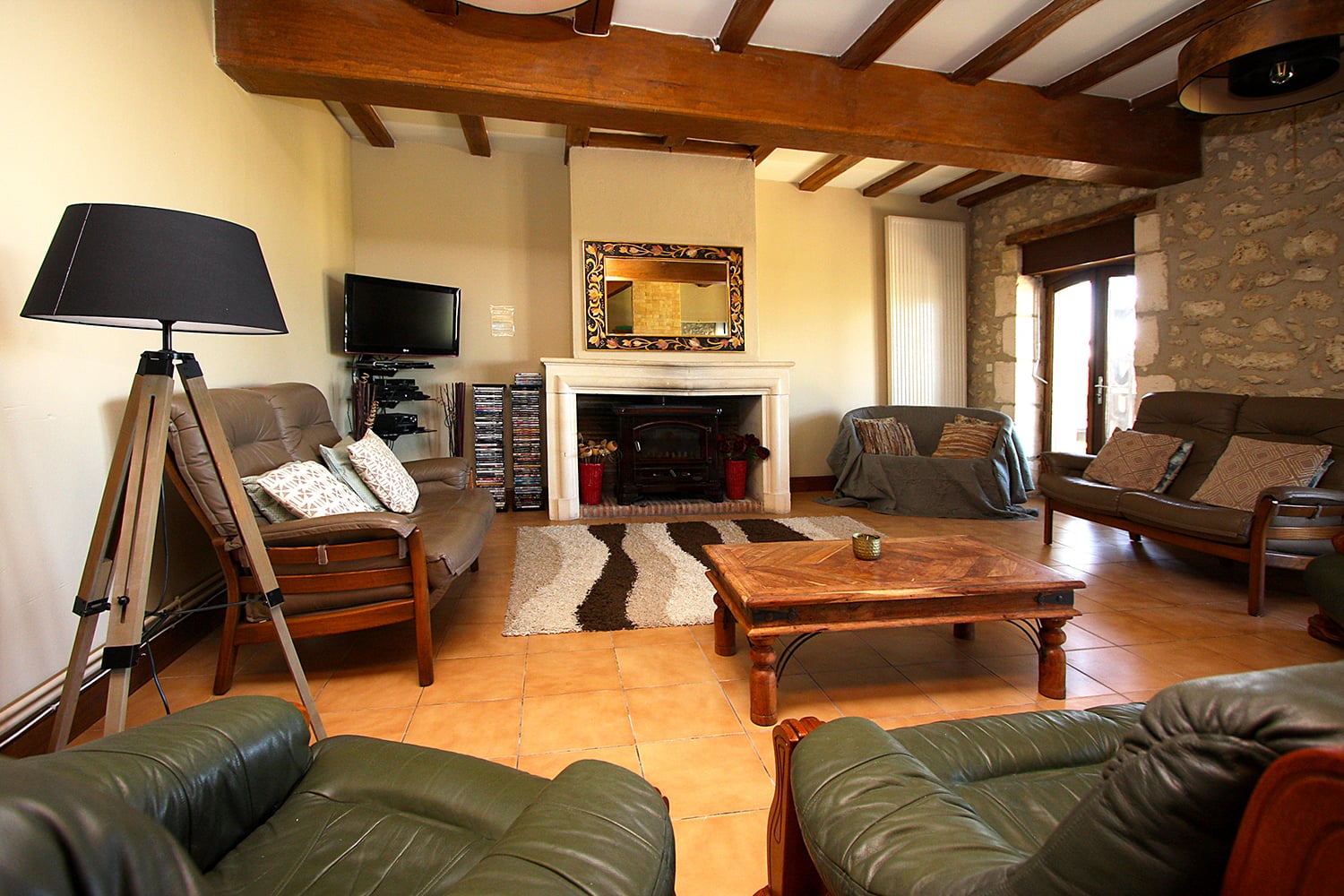 Sitting room | Holiday home in Nouvelle-Aquitaine