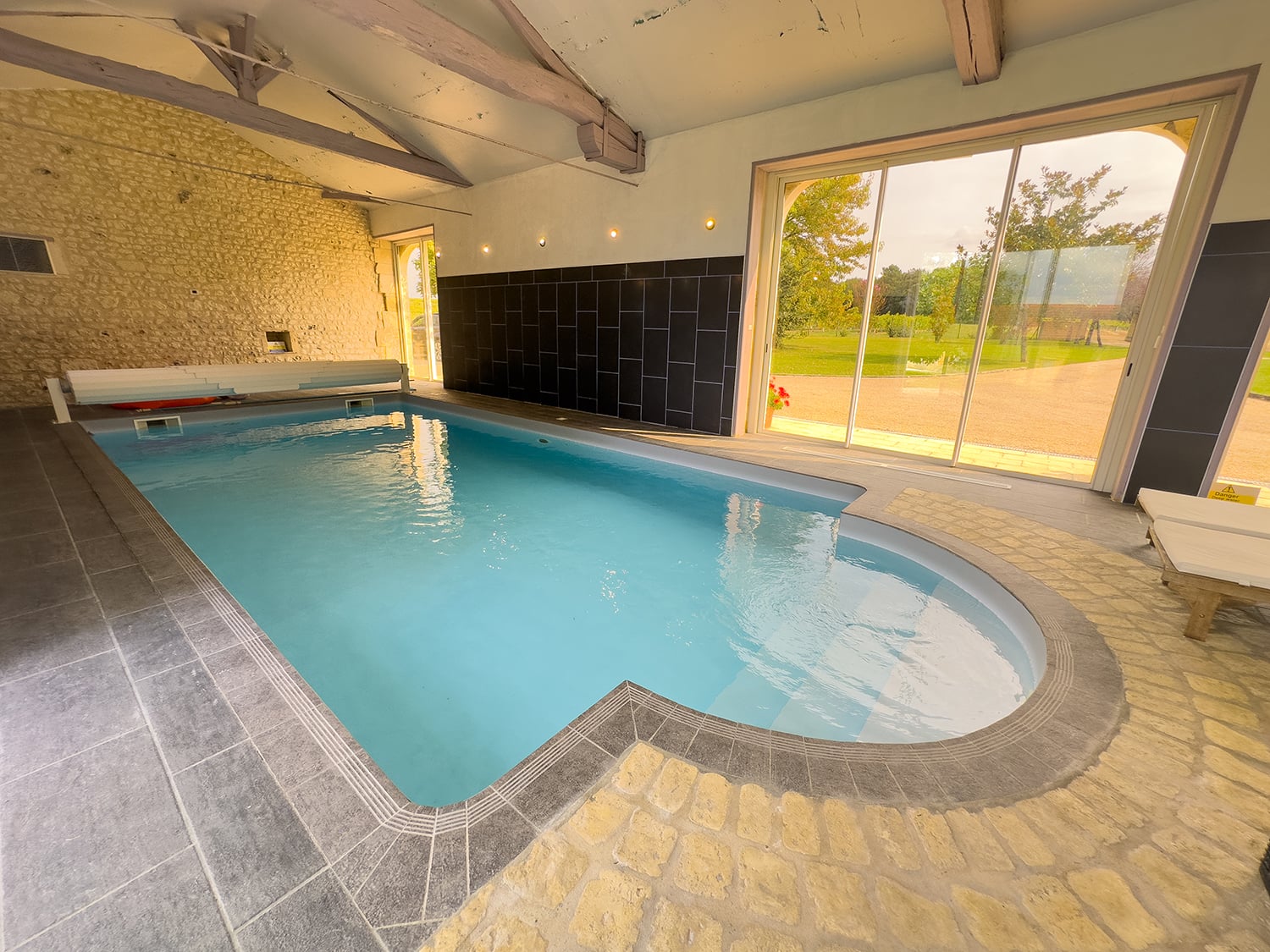 Private indoor heated pool