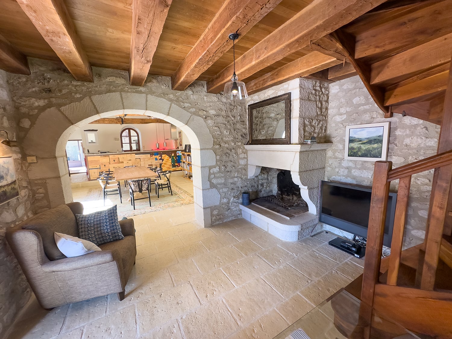 Sitting room - Holiday home in Lot