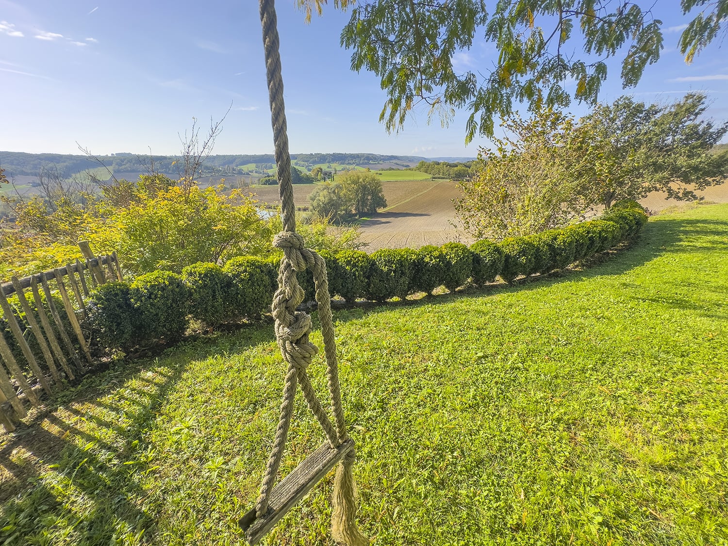 Garden with view