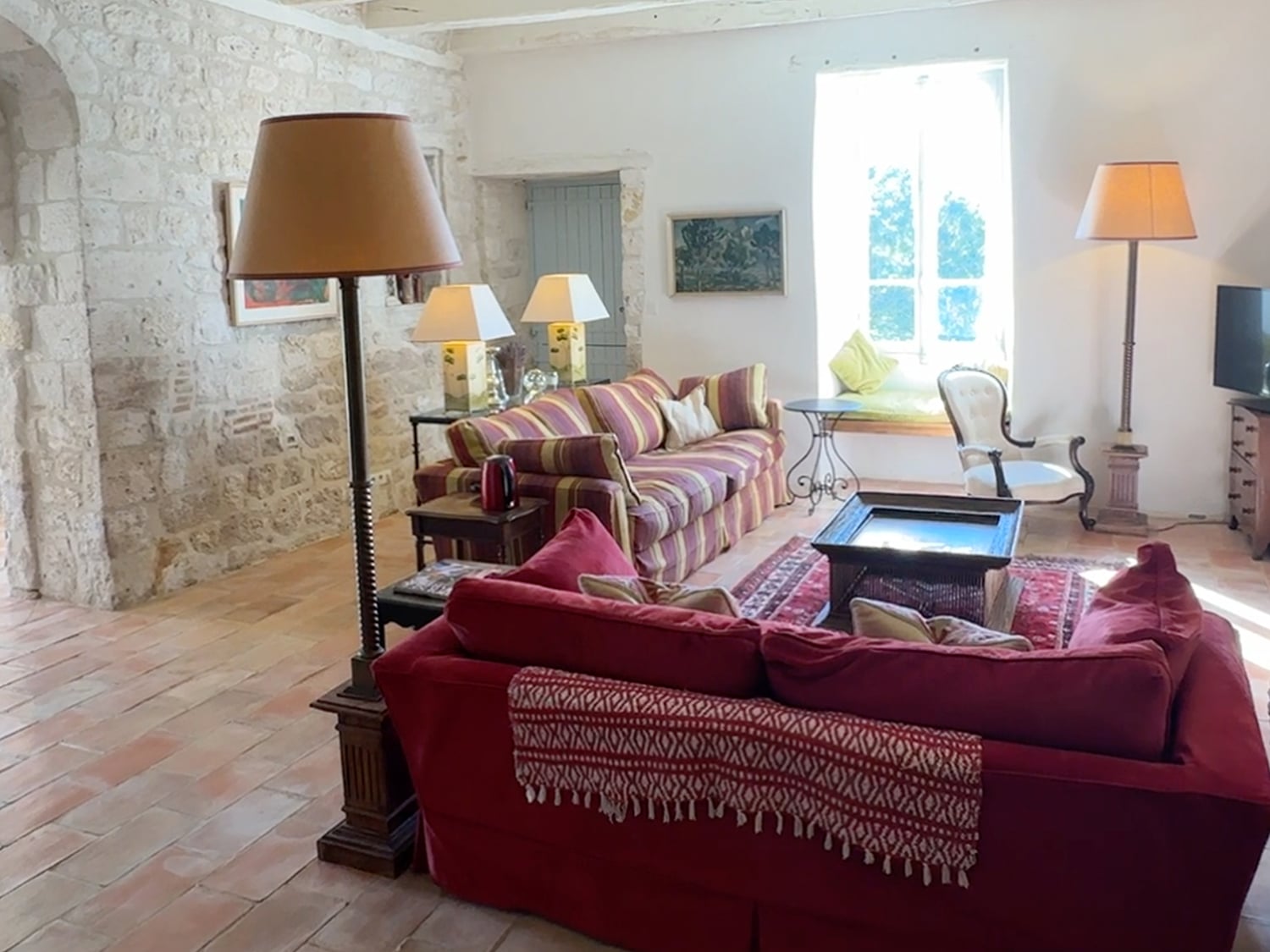 Sitting room | Holiday home near Sauveterre