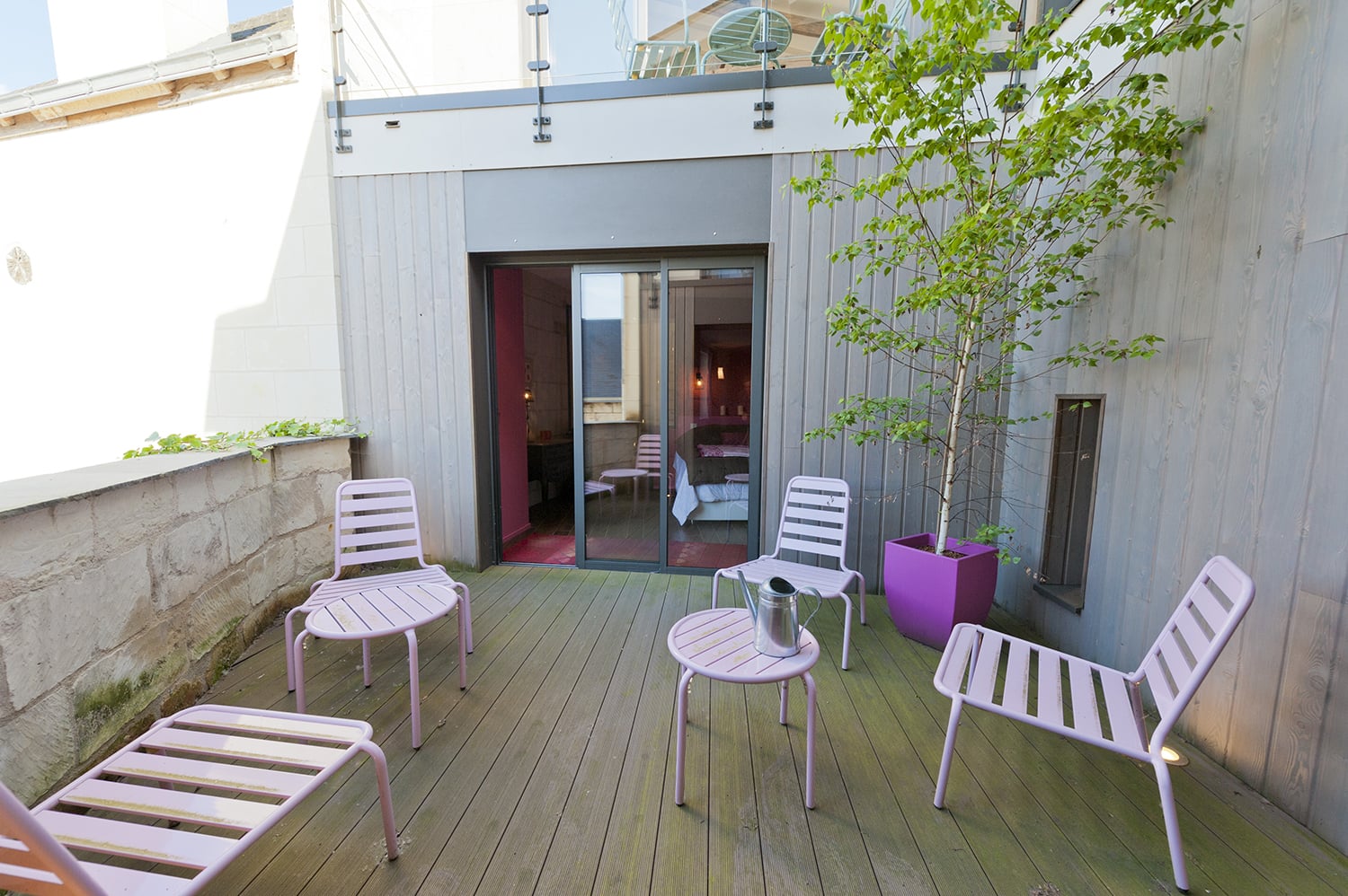 Interior courtyard