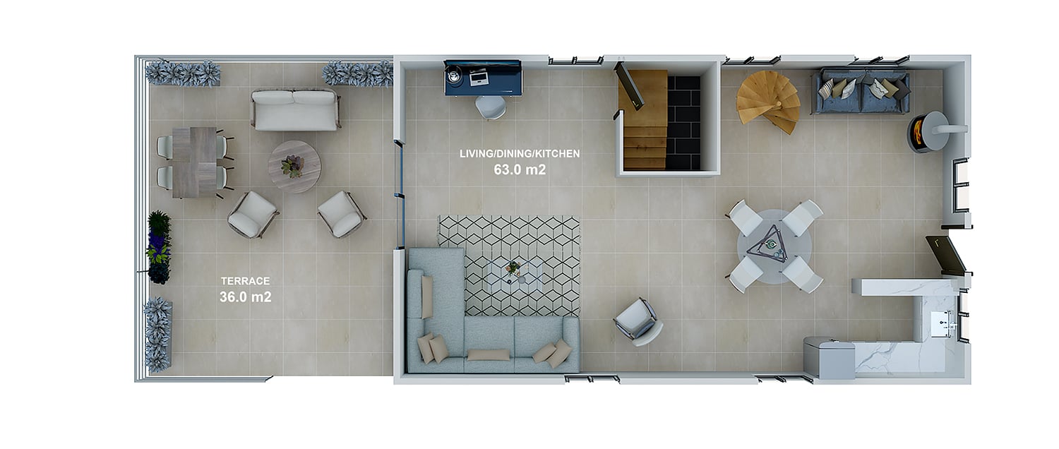 Floor plan | Detached country cottage