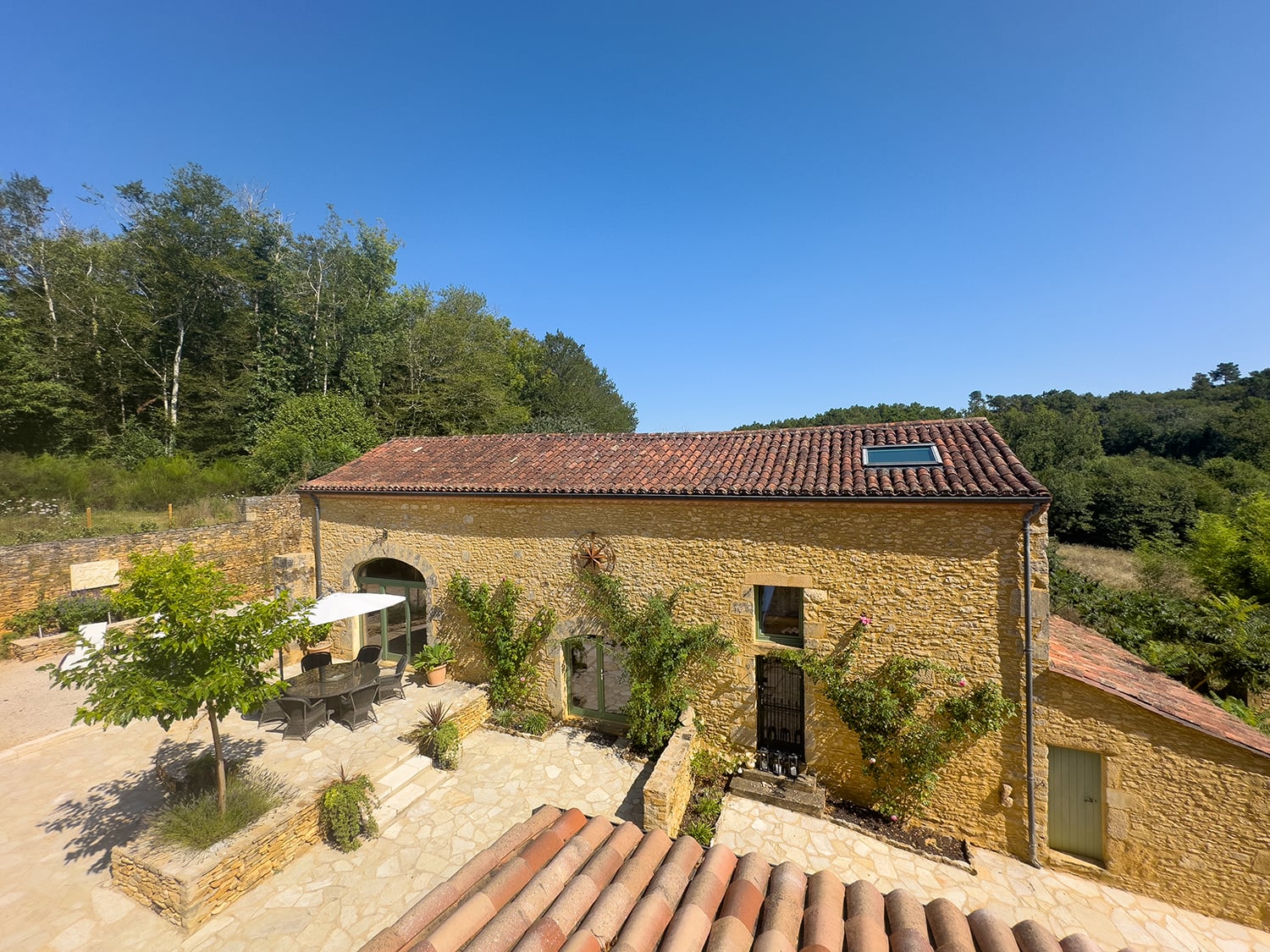 Barn and courtyard