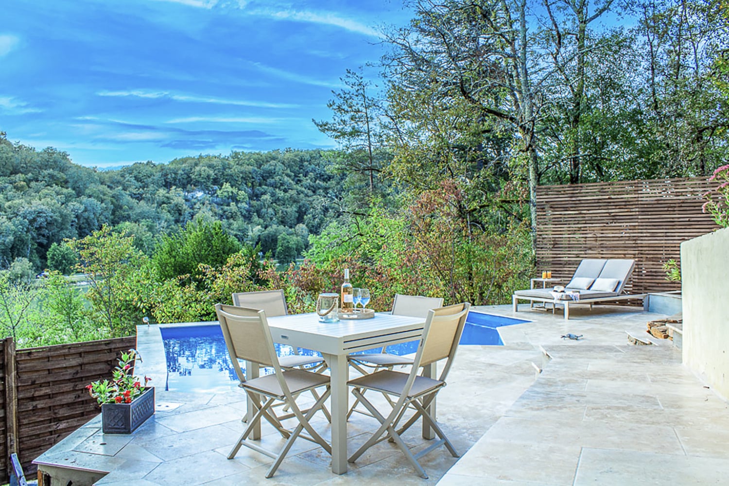 Private pool and terrace