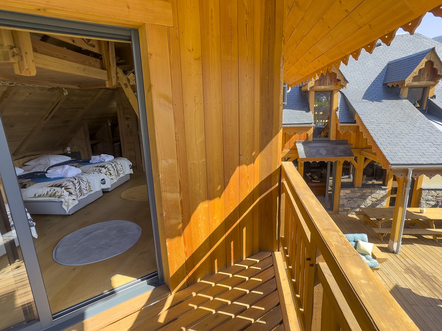 Bedroom terrace | Chalet in Hautes-Pyrénées