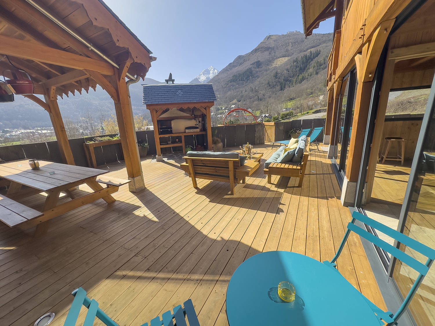 Chalet terrace | Chalet in Hautes-Pyrénées