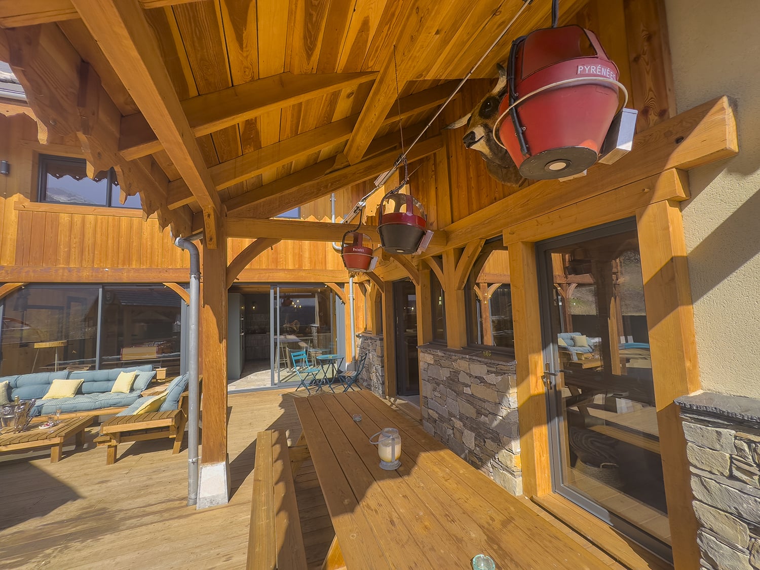 Dining terrace | Chalet in Hautes-Pyrénées